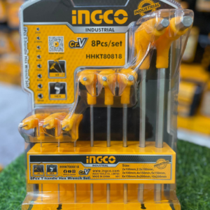 Ingco 8pcs T-Handle Hex Wrench Set